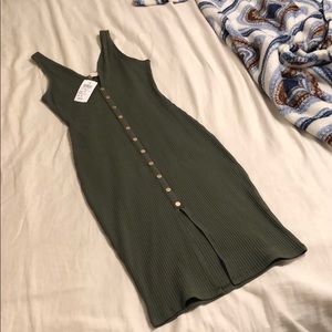 Olive Green Dress